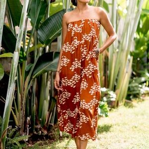 Fighting Eel Ava Sky Jumper Groovy classic fish rust color